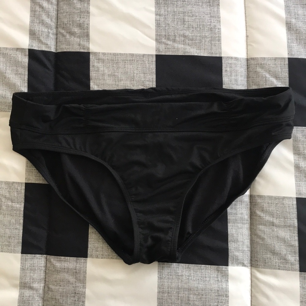 Athleta Bikini Bottom Black Size Large